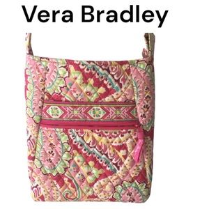 VERA BRADLEY Pink Paisley Crossbody Bag